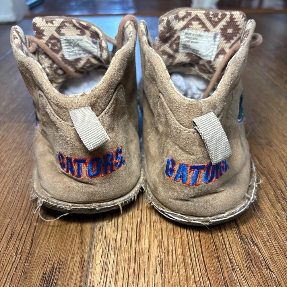 Primus Florida Gators‎ Suede Chukka Boots Tan UF Lace Up Shoes College Mens 9